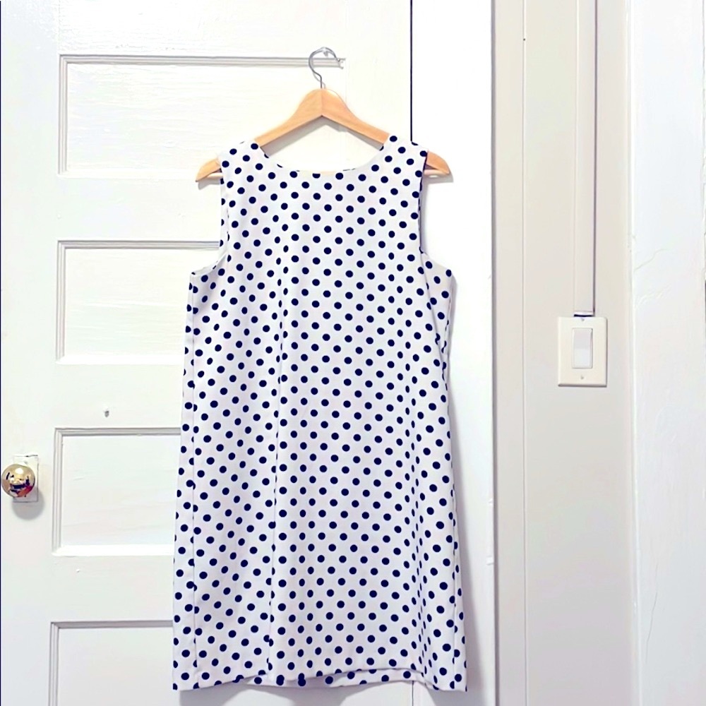 Emma & Michele polka dot shift dress